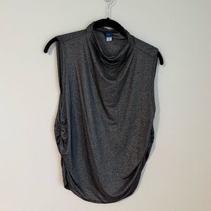 Old Navy silver sparkle cowl neck tank